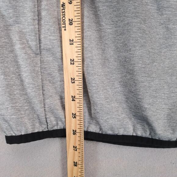 Gaiam Time to Train 1/4 Zip Hoodie Men's M Long Sleeve Gray Zipper Pocket Raglan - Picture 5 of 10